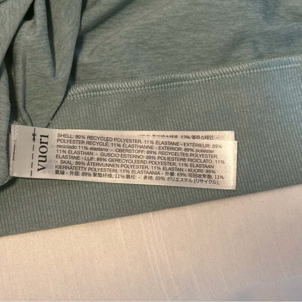 Vuori Halo Crew Sweatshirt Sea Spray Heather Medium NWT - Picture 6 of 9